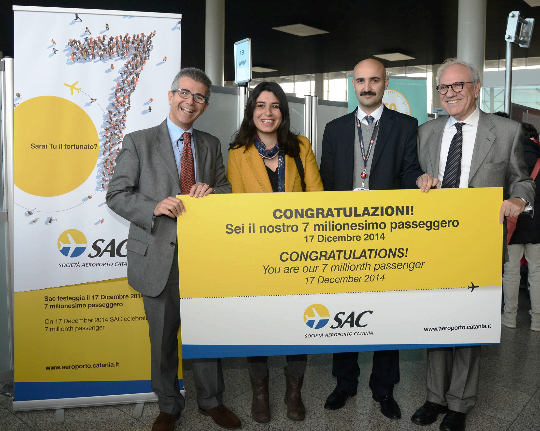 Cerimonia per 7milionesimo passeggero 2014