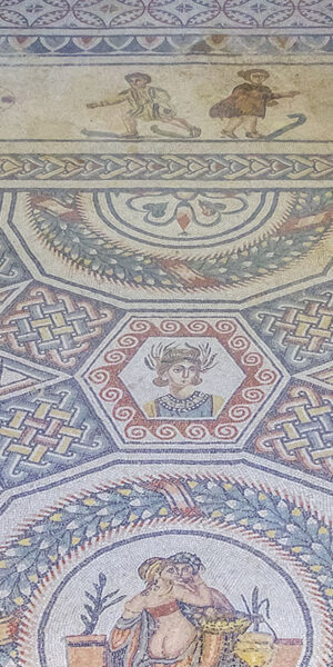 Il pavimento della Villa Romana del Casale a Piazza Armerina
