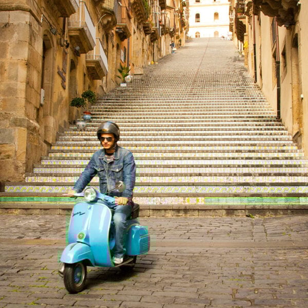 Vista della scalinata di Caltagirone